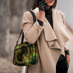 Steampunk Fractal Print Double Strap Bible Bag