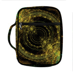 Steampunk Fractal Print Front Pocket Bible Bag