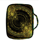 Steampunk Fractal Print Front Pocket Bible Bag