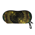 Steampunk Fractal Print Glasses Case