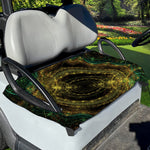 Steampunk Fractal Print Golf Cart Seat Cover