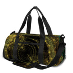 Steampunk Fractal Print Gym Bag