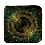 Steampunk Fractal Print Hand Towel