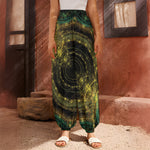 Steampunk Fractal Print Harem Pants