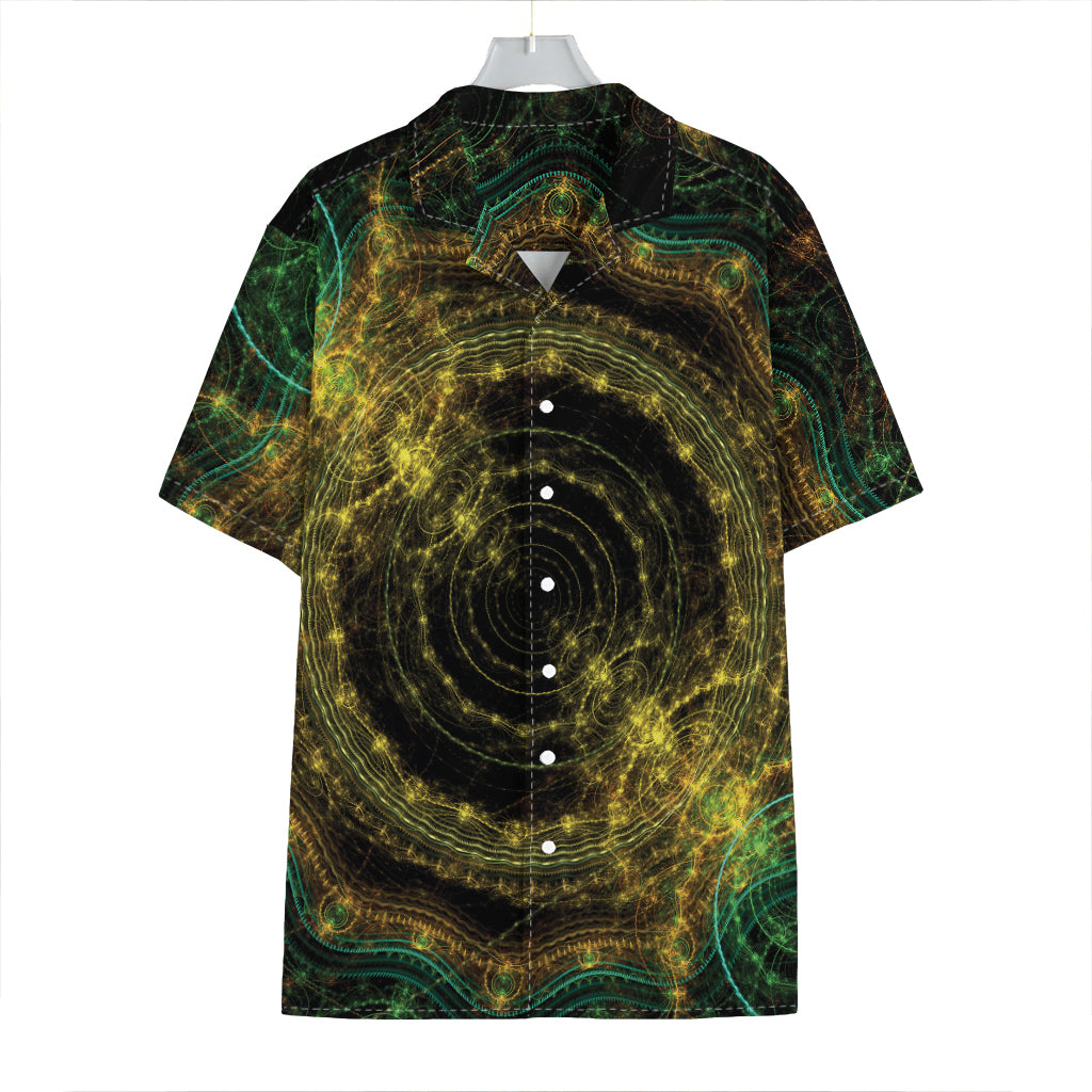 Steampunk Fractal Print Hawaiian Shirt