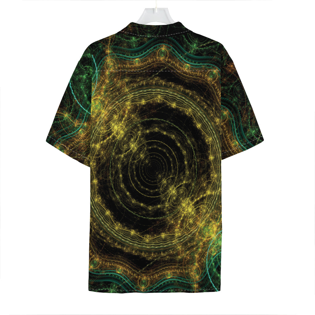 Steampunk Fractal Print Hawaiian Shirt