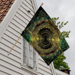 Steampunk Fractal Print House Flag