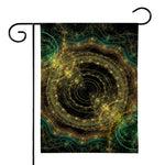 Steampunk Fractal Print House Flag
