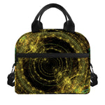 Steampunk Fractal Print Insulated Lunch Bag