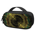 Steampunk Fractal Print Portable Cooler Travel Case