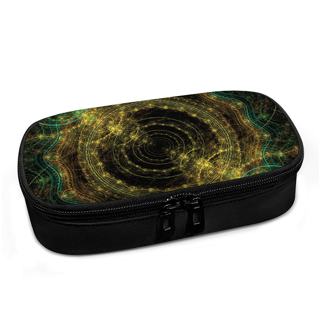 Steampunk Fractal Print Insulin Cooler Travel Case