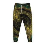 Steampunk Fractal Print Jogger Pants