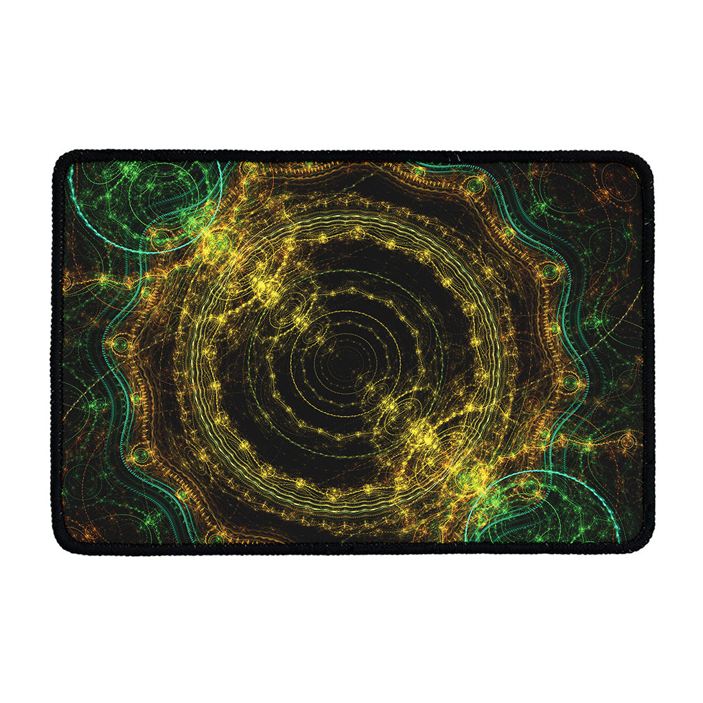 Steampunk Fractal Print Kitchen Mat
