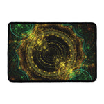 Steampunk Fractal Print Kitchen Mat