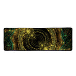 Steampunk Fractal Print Long Kitchen Mat