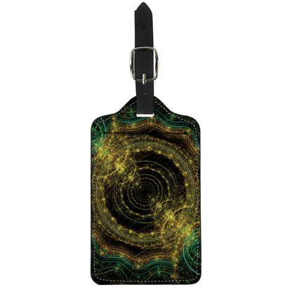 Steampunk Fractal Print Luggage Tag