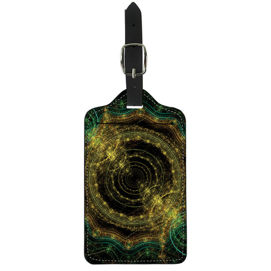 Steampunk Fractal Print Luggage Tag