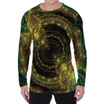 Steampunk Fractal Print Men's Long Sleeve T-Shirt