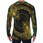 Steampunk Fractal Print Men's Long Sleeve T-Shirt