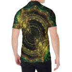 Steampunk Fractal Print Men's Shirt