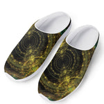 Steampunk Fractal Print Mesh Casual Shoes