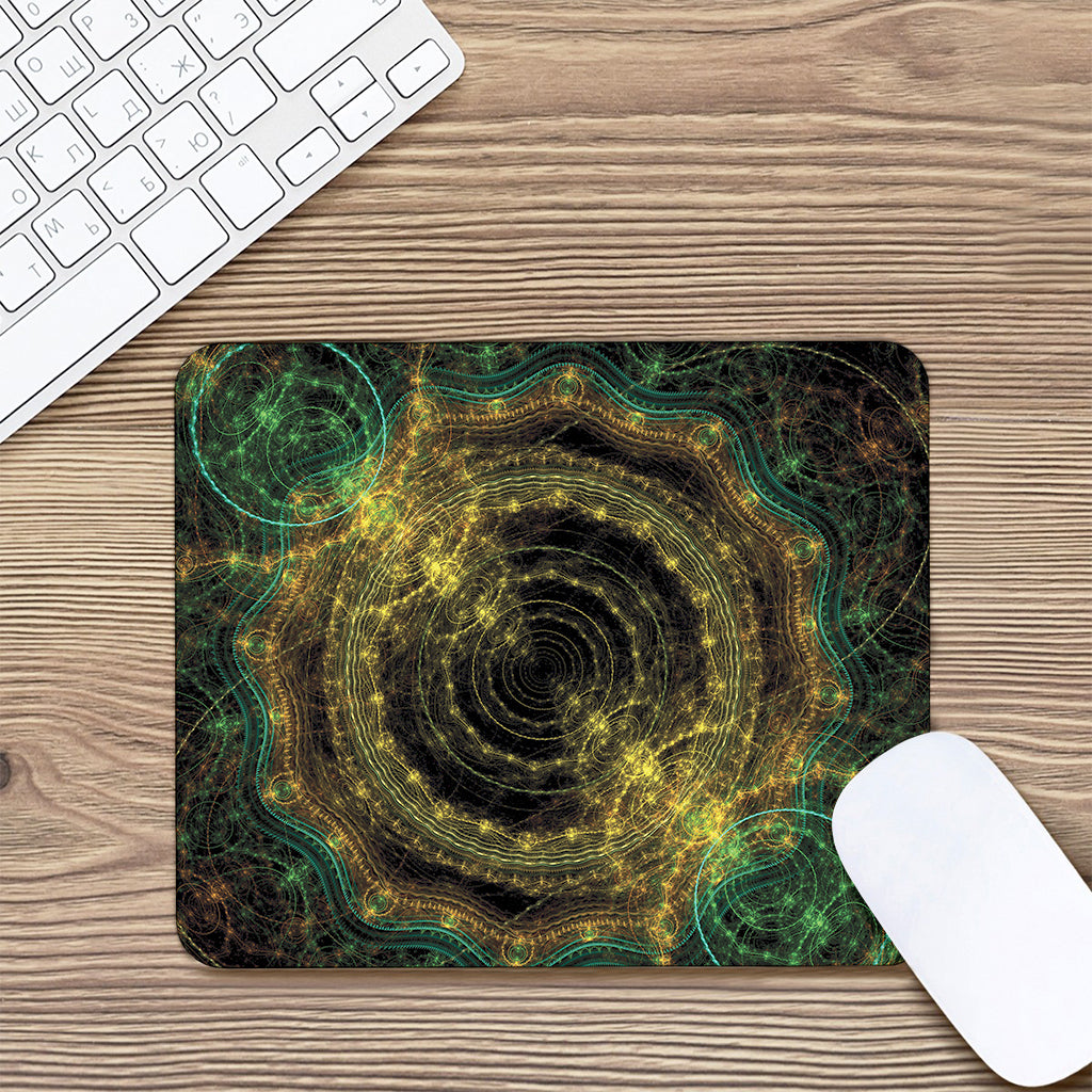 Steampunk Fractal Print Mouse Pad