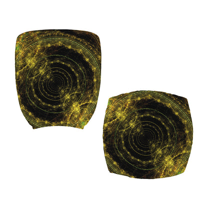 Steampunk Fractal Print Office Chair Cover