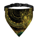 Steampunk Fractal Print Over The Collar Dog Bandana