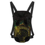 Steampunk Fractal Print Pet Carrier Backpack