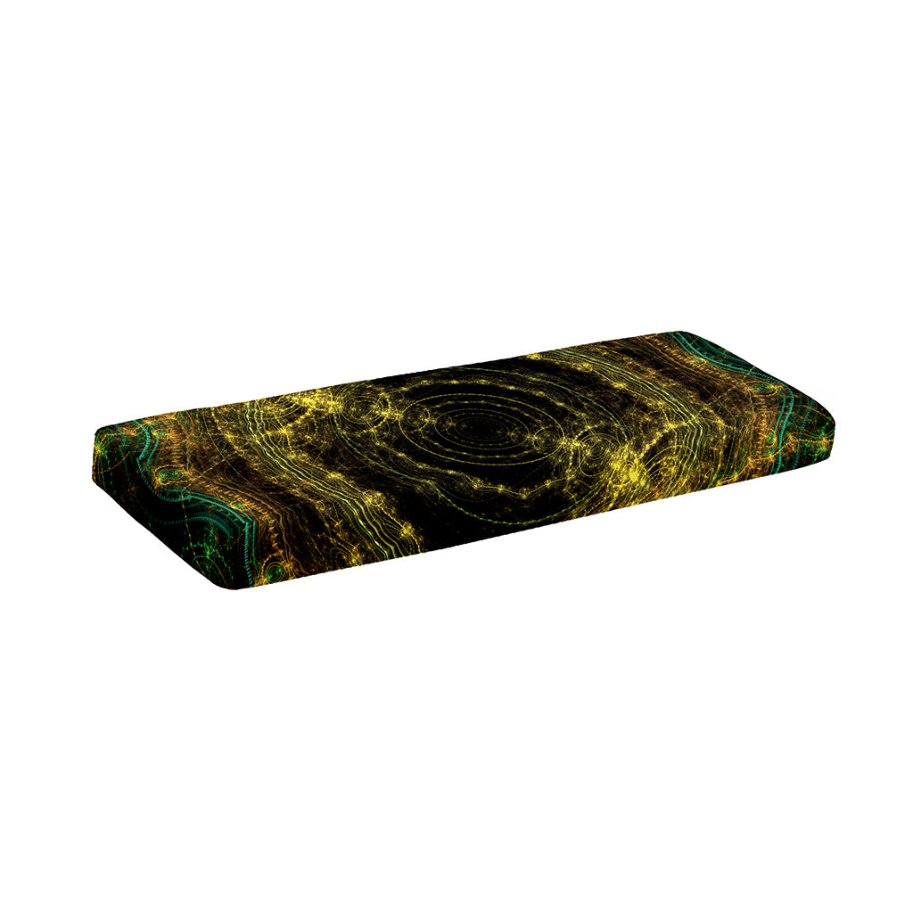 Steampunk Fractal Print Piano Keyboard Cover