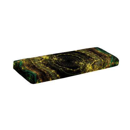 Steampunk Fractal Print Piano Keyboard Cover