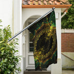 Steampunk Fractal Print Polyester Flag