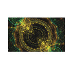 Steampunk Fractal Print Polyester Flag
