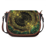 Steampunk Fractal Print Saddle Bag