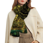 Steampunk Fractal Print Scarf