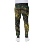 Steampunk Fractal Print Scuba Joggers