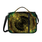 Steampunk Fractal Print Shoulder Strap Bible Bag
