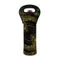 Steampunk Fractal Print Single Neoprene Wine Tote