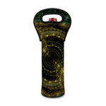 Steampunk Fractal Print Single Neoprene Wine Tote