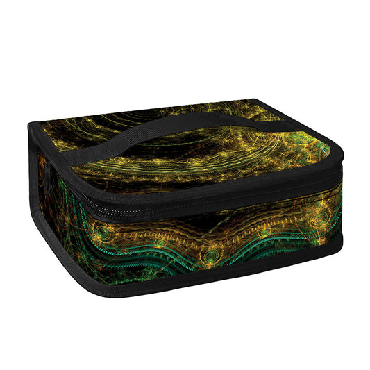 Steampunk Fractal Print Small Lunch Bag