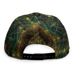 Steampunk Fractal Print Snapback Cap