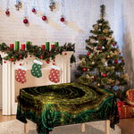 Steampunk Fractal Print Tablecloth