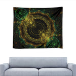 Steampunk Fractal Print Tapestry