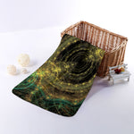 Steampunk Fractal Print Towel