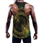Steampunk Fractal Print Training Tank Top