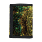 Steampunk Fractal Print Trifold Wallet
