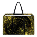 Steampunk Fractal Print Utility Tote Bag