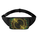 Steampunk Fractal Print Waist Bag