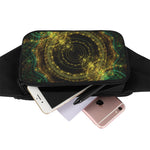 Steampunk Fractal Print Waist Bag