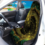 Steampunk Fractal Print Waterproof Car Seat Cover